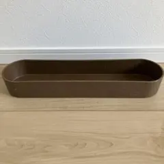 小判型水盤 F0315 ブラウン