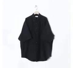 Graphpaper OXFORD S/S B.D BOX SHIRT 2 黒