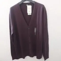 ひ*こ様 UNIQLO☆メリノVネックカーディガン☆新品☆Lサイズ