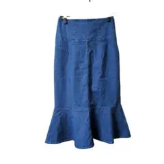 MiiA■マーメイドデニムスカートLLサイズ