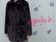 アニエスベー　BF8 MANTEAU エコファーコート