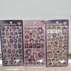 【正規品】ボンボンドロップシール 和柄3種セット　お相撲さん、舞妓さん、忍者