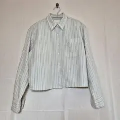 UNIQLO　ユニクロ　ブラウス　長袖　ストライプ　JWA　Mサイズ