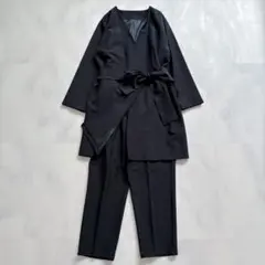 ルイルエブティック　コードジャケット セットアップスーツ　ブラック　LL