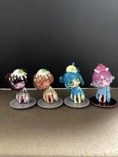 ウイルスイーツフィギュア コーヒーゼリー あんみつ クリームソーダサイダー等