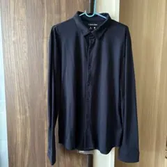 Calvin Klein 速乾性 長袖シャツ ネイビー