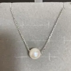 パールネックレス　シルバー製