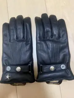 SCHOTT ショット ワンスター レザーグローブ 手袋 L 牛革 黒