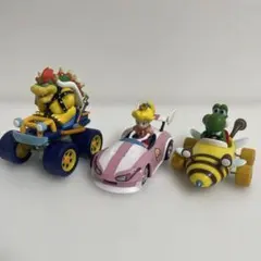 マリオカート ミニカーフィギュアセット クッパ ピーチ ヨッシー
