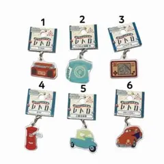 【タグ付き】昭和レトロ アクリルキーホルダー 3cm 2個セット