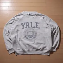 90s USA製 Lee YALE カレッジスウェット XL グレー ビンテージのサムネイル