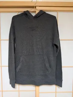 Reebok リーボック パーカー 裏起毛 ダークグレー XS メンズ
