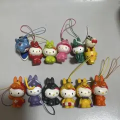 ハローキティ ロディ コラボ ストラップ　キティ　希少　平成レトロ　リプトン