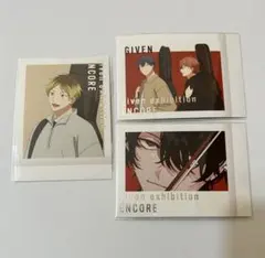 ギヴン　ムビチケ　前売り特典　ポロライド風カード3枚 キヅナツキ 『ギヴン』「映画 ギヴン 海へ」 ムビチケ特典 ポラロイド