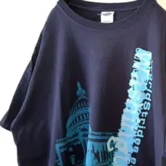 アンビル ワシントンDC 1967 Tシャツ L ネイビー 紺色 古着