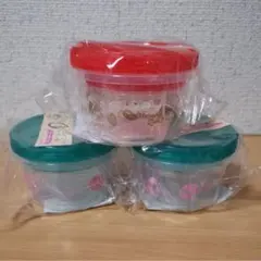 モンチッチ　エンタメくじ　6番 7番ラウンドコンテナセット　3個