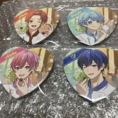 ハート型いれいす缶バッジ 4個セット