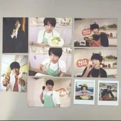 熊木陸斗 生写真・NATSLIVEチェキ／レシピカード 9枚セット