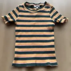 Bming by BEAMS ボーダー リブTシャツ 100cmのサムネイル
