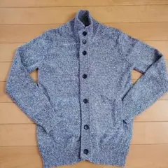 ABAHOUSE ニットカーディガン ブルー系