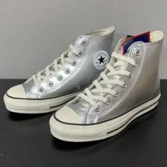 コンバース レザー オールスター R ハイ 23cm USA4 シルバー