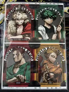 ヒロアカ ポストカード&ホロステッカーセット 最強ジャンプ 1月号付録