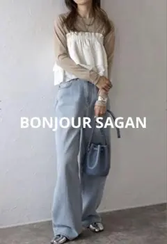 ボンジュールサガン　シアーフリルビスチェ