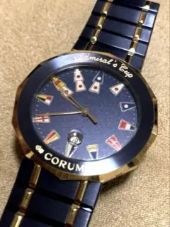 CORUM コルム アドミラルズカップ クォーツ 18K ガンブルーのサムネイル