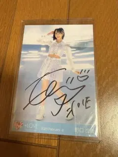 ＝LOVE 野口衣織 直筆 この空がトリガー ヒキ