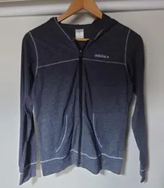 S*様 adidas NEO アディダス パーカー ジャージ フード グレー Sのサムネイル