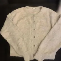 GU ライトグレー カーディガン 長袖