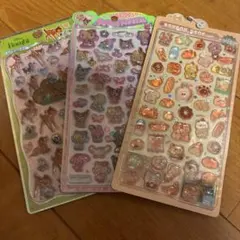 シール 3枚セット バンビ サンリオ BONBON DROP