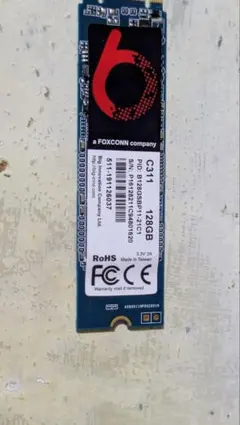 128GB 内蔵型SSD　M.2