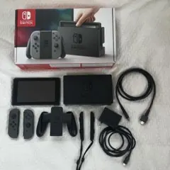 Nintendo Switch 本体 グレー 2021年製 バッテリー強化版 - メルカリ