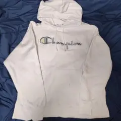 単色タグ Champion Reverse Weave パーカー ホワイト