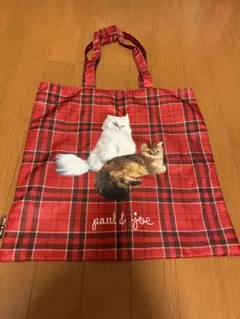 PAUL＆JOEレッド チェック 猫のサムネイル