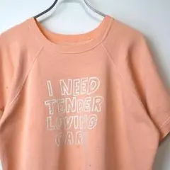 レアカラー 60s Vintage S/S Sweat ピンク カレッジ 希少のサムネイル