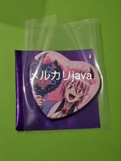 アモカフェ AMOCAFE 入間くん ハート形缶バッジ アスモデウス