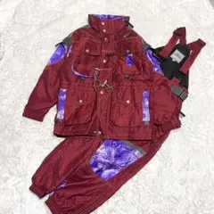 未使用　vintage スキーウェア　セットアップ　スノーウェア
