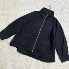 OUTDOOR✨美品　マウンテンパーカー　撥水　ジップアップ　ブラック　（F）