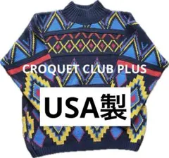 CROQUET CLUB PLUS ニットセーター