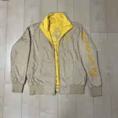 le coq レディースゴルフアウター2WAY ベージュ/イエロー　LLサイズ