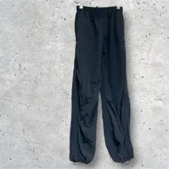 UNIQLO ユニクロ 速乾ドライユニクロ パラシュートパンツ 黒 S