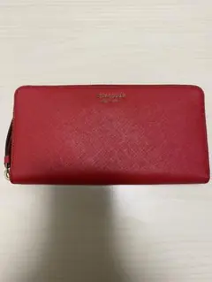 kate spade 赤 長財布