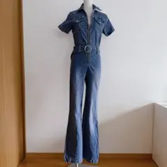 【インポート品／オールインワン】ジャンプスーツ つなぎ パンツ デニムのサムネイル