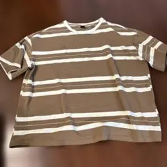 SHEIN ボーダー 半袖Tシャツ