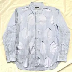 コムデギャルソン オム プリュス レイヤード ストライプ シャツ