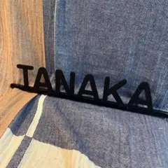 表札 TANAKA 美濃クラフト ミール CT-21