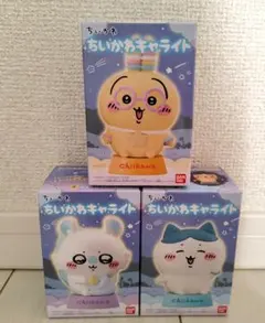 ちいかわキャライト、うさぎ、ハチワレ、モモンガ