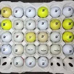 ブリヂストン 色々 27球 ①ロストボールのサムネイル